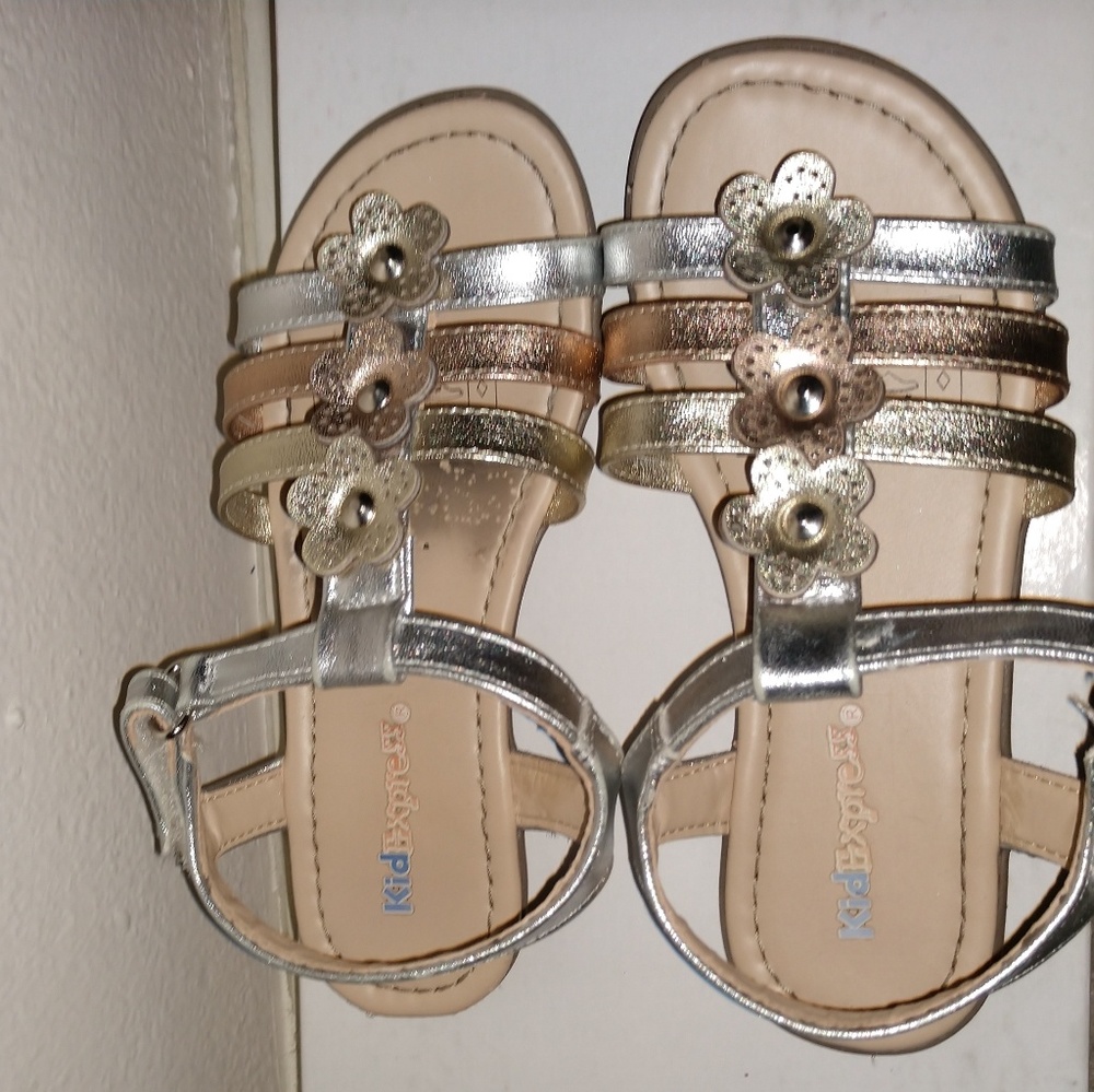 Metallic Sandals - Picture 2 of 3